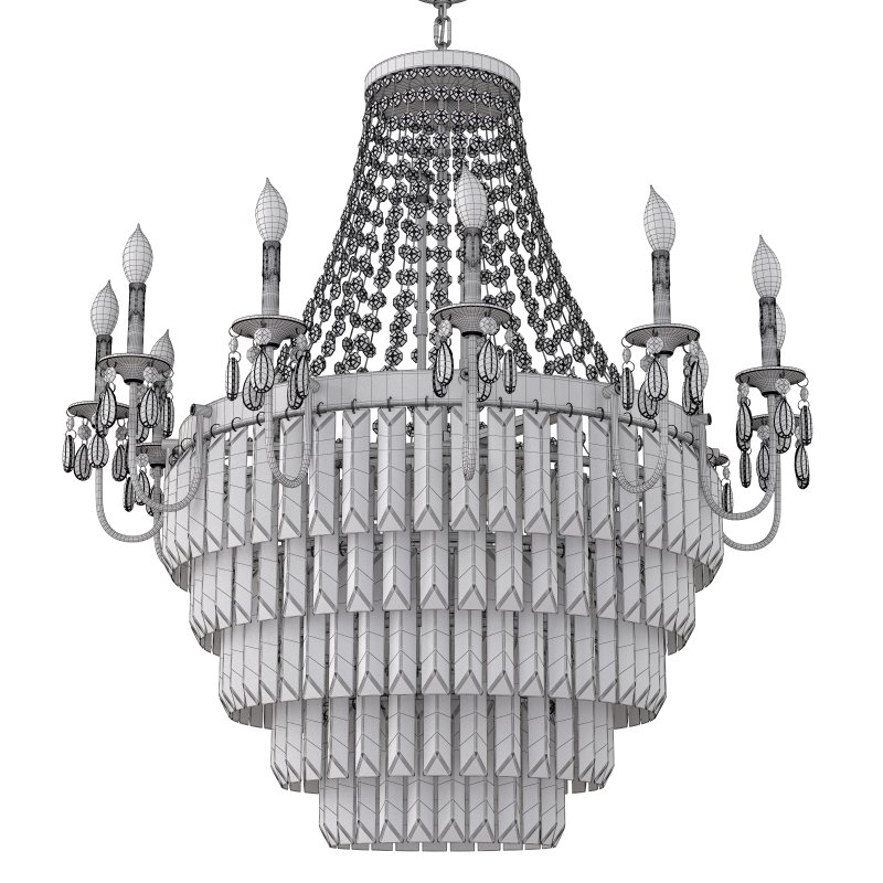 Modern Crystal Chandelier Gold,Extra Large Chandeliers for High Ceilings - Image 2