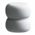 Milford Pouf rond en tissu bouclette - Thumbnail 3