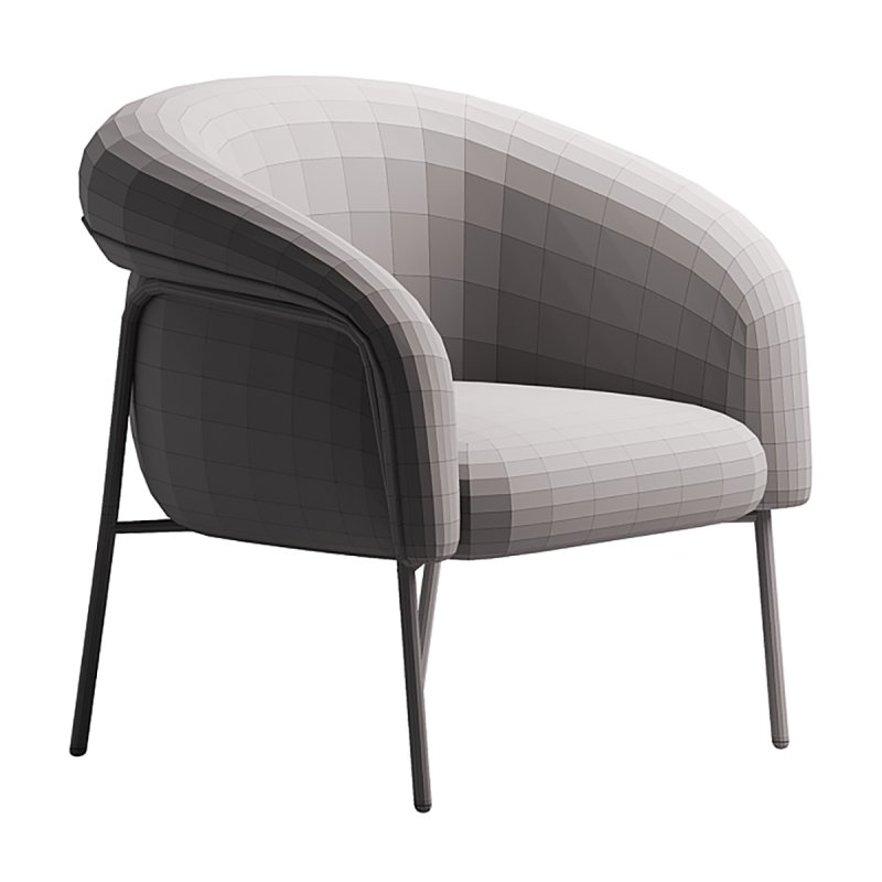 ARMCHAIR KENSOL Velvet Blue - Image 3