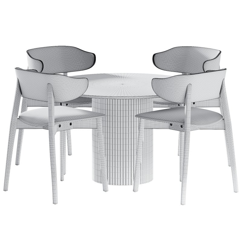 Dining set 010 - Image 3