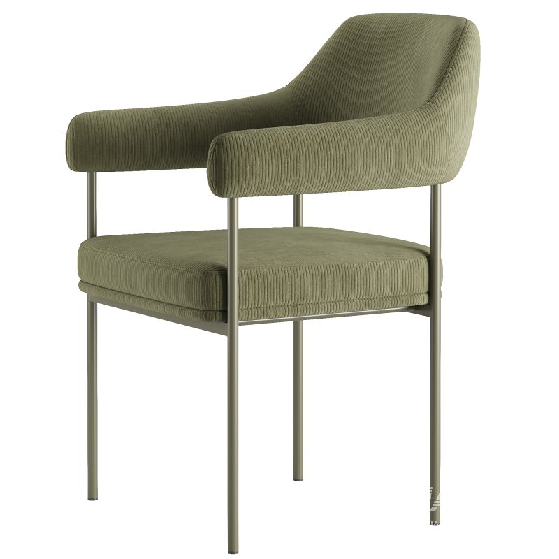 Corduroy Armchair Zoe - Image 3