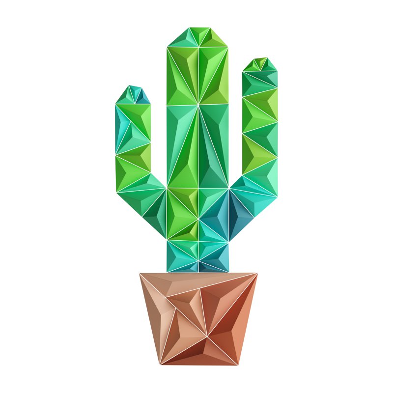 Paper art work 10 PBR - Image 2