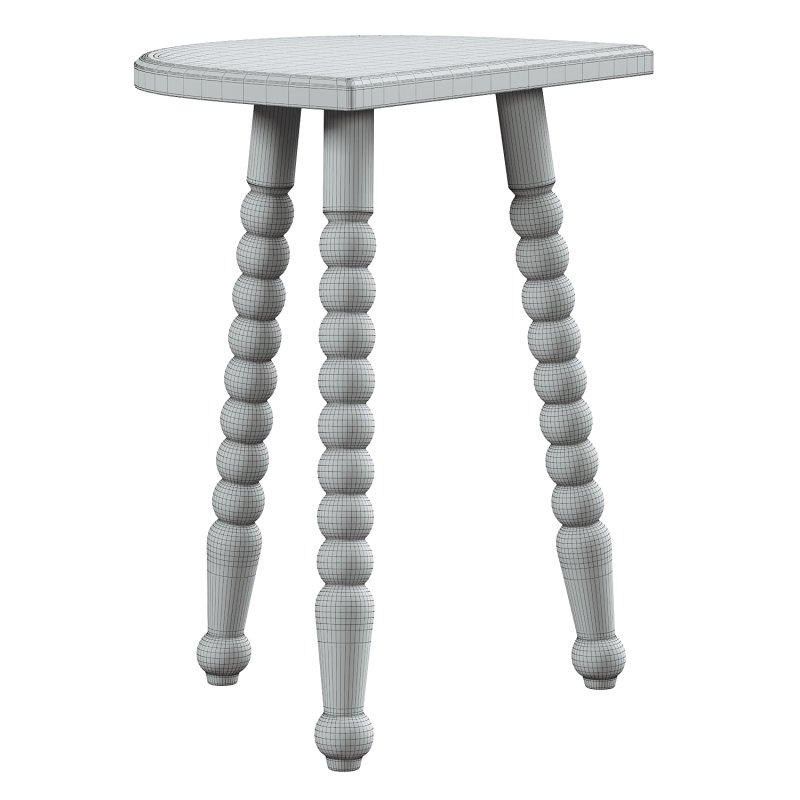 Alice Wood Stool - Image 3