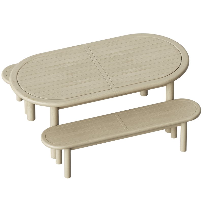 Corfu Outdoor Extendable Dining Set - Image 6