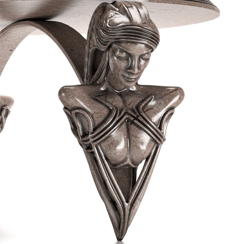 AUREA Table – Luxury Futuristic Sculptural Base - Image 2