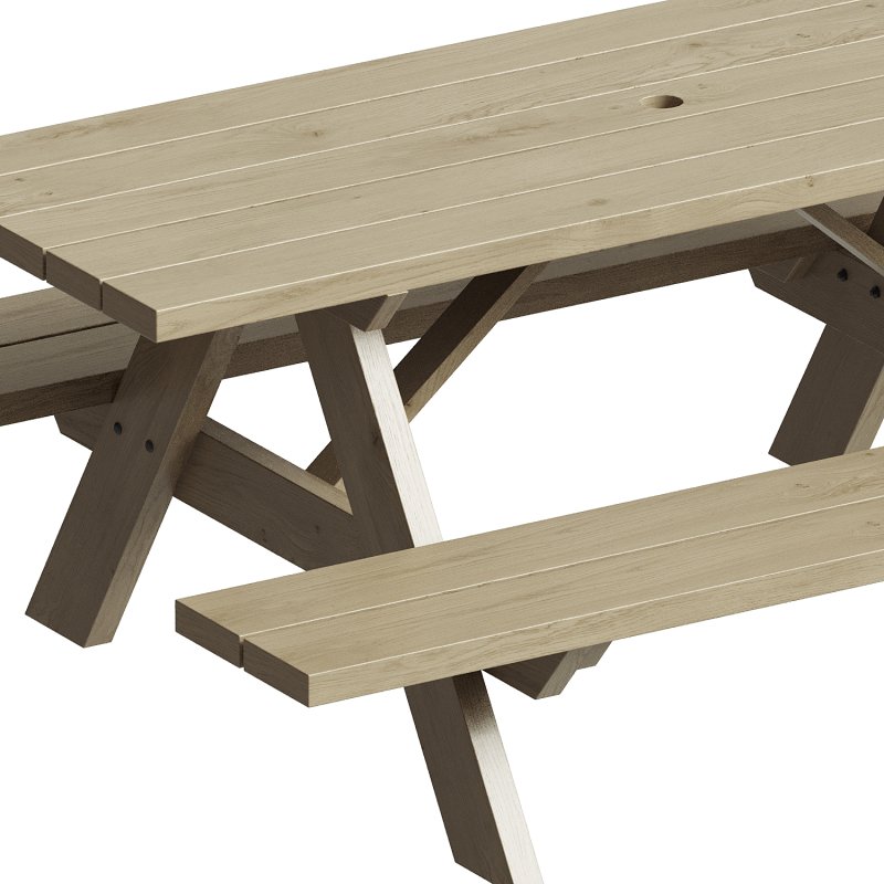 Traditional Picnic Table - Image 6