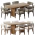 Cardell Dining Chair and Lars Dining Table - Thumbnail 5