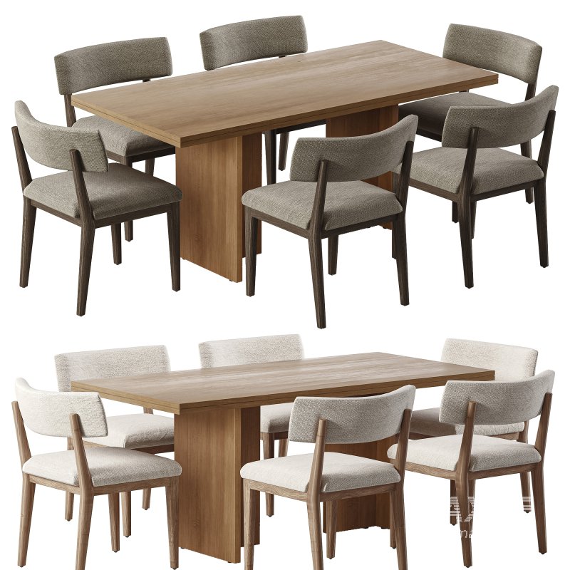 Cardell Dining Chair and Lars Dining Table - Image 5