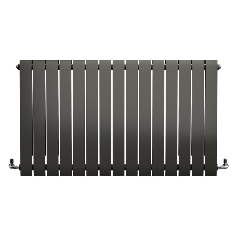 Apollo Modena, Modern Horizontal Radiator, Aluminium - Image 2