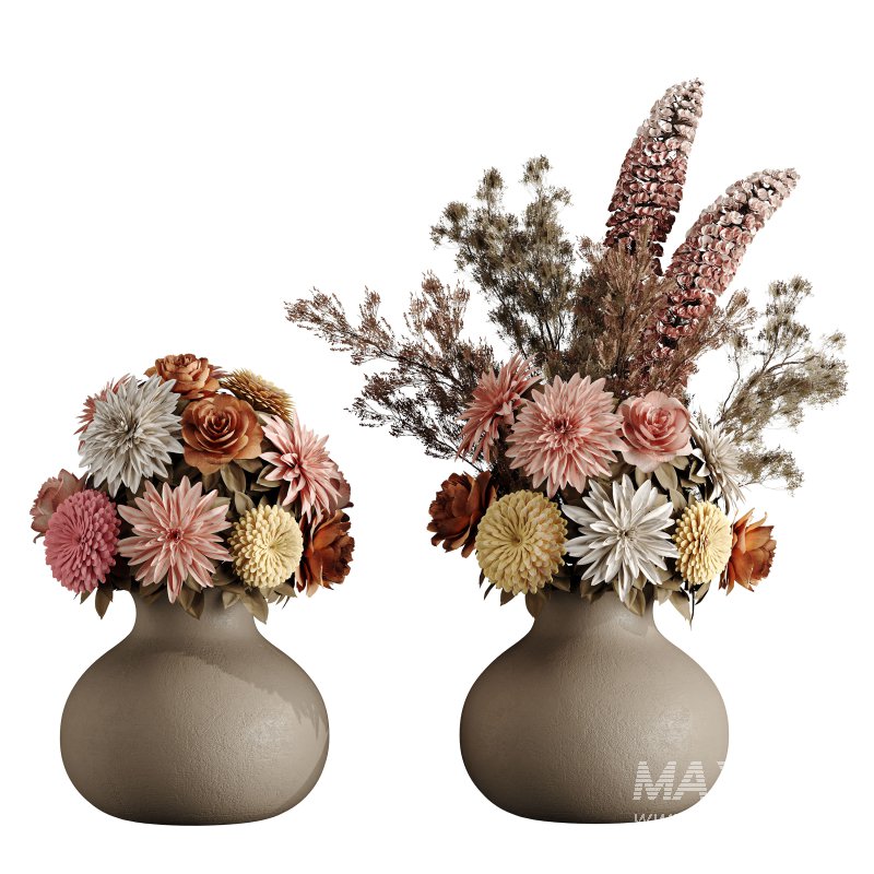 Bouquet of flowers set 006 - Image 1