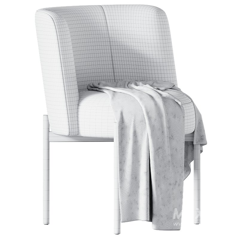 Curved Dining Chair - Image 3