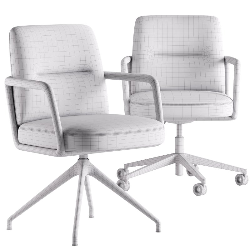 Cuna Low Back Office Chair by Porada - Image 6