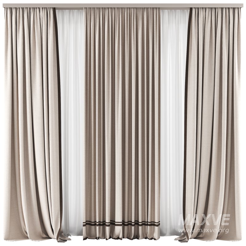 GO Silk and Cotton Curtain Set 88 - Image 1
