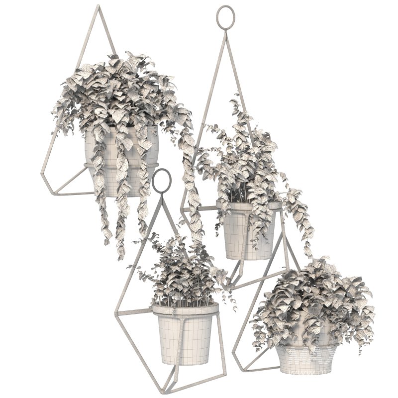 Modern Planters With Geometric Designs - Image 1