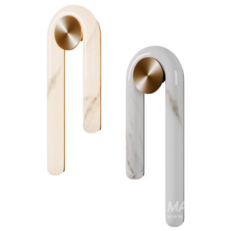 : Marble wall lamp - Image 1