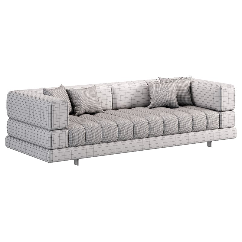 Domus 4 Seater Sofa by Turri - Image 3