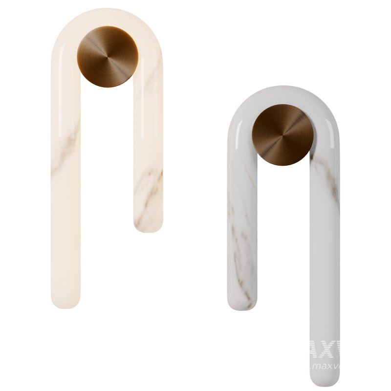 : Marble wall lamp - Image 2