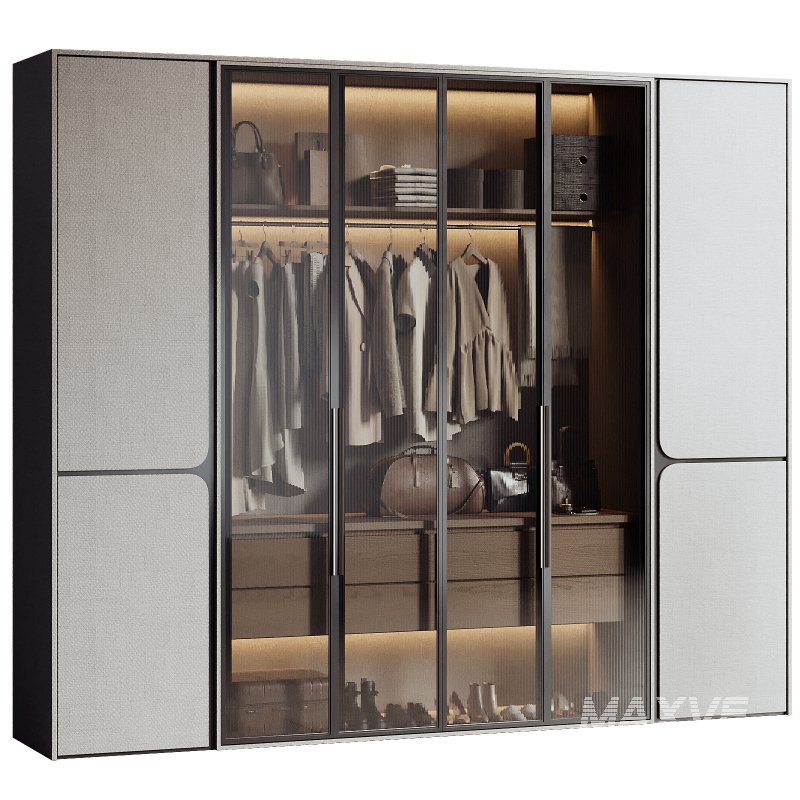 Contemporary Wardrobe Closet 06 - Image 1