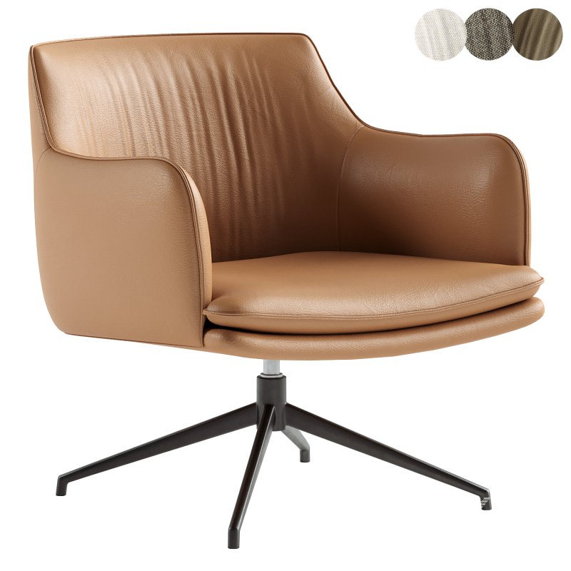 Varekai Swivel Lounge Chair - Image 1
