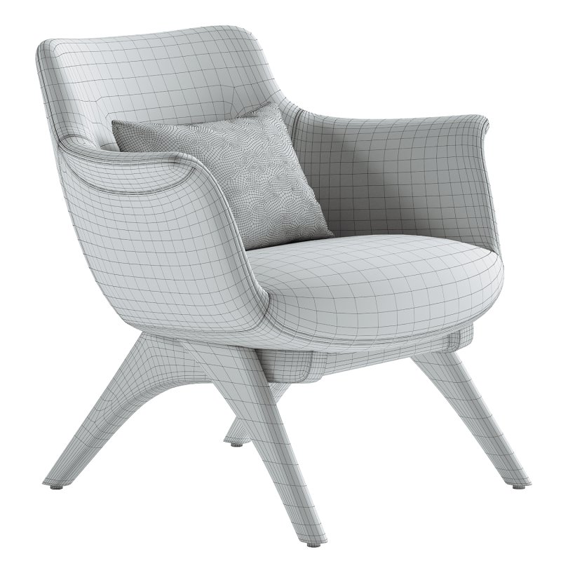 Bottega X Wood Lounge Chair - Image 6