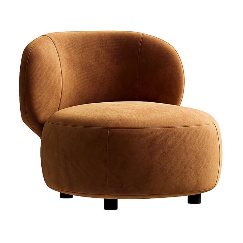 Brayden Stone Cream Woven Fabric Occasional Chair - Image 2