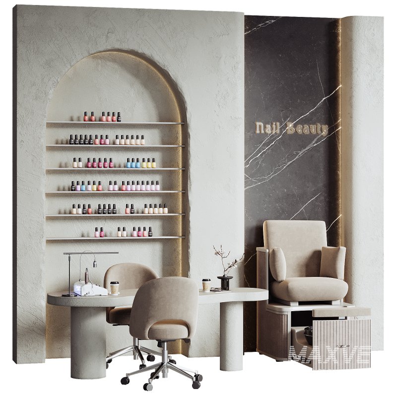 Barber and Manicure area in beauty salon 09 - Image 3