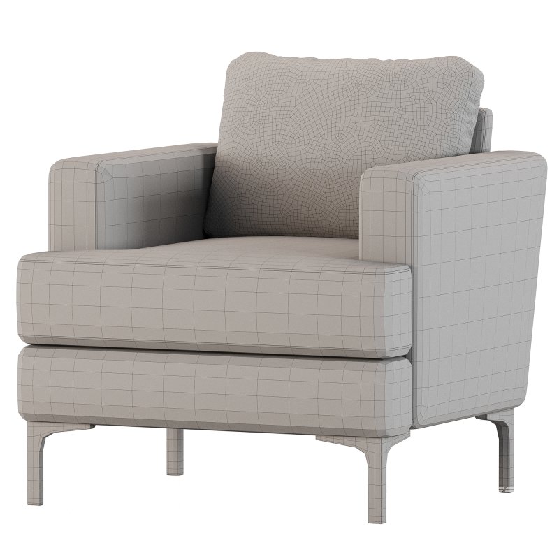 Upholstered Club Chair - Image 1