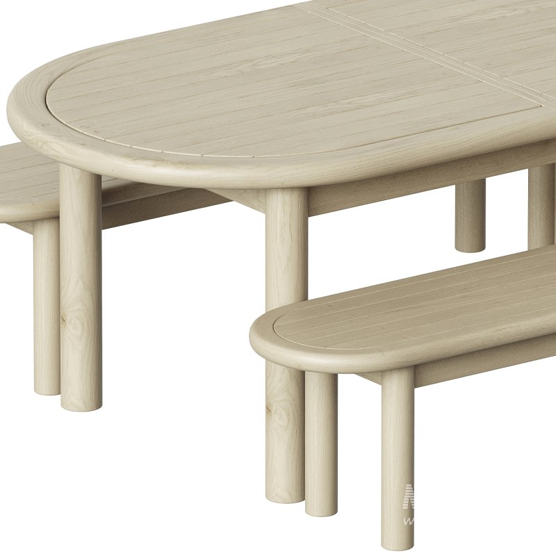 Corfu Outdoor Extendable Dining Set - Image 7