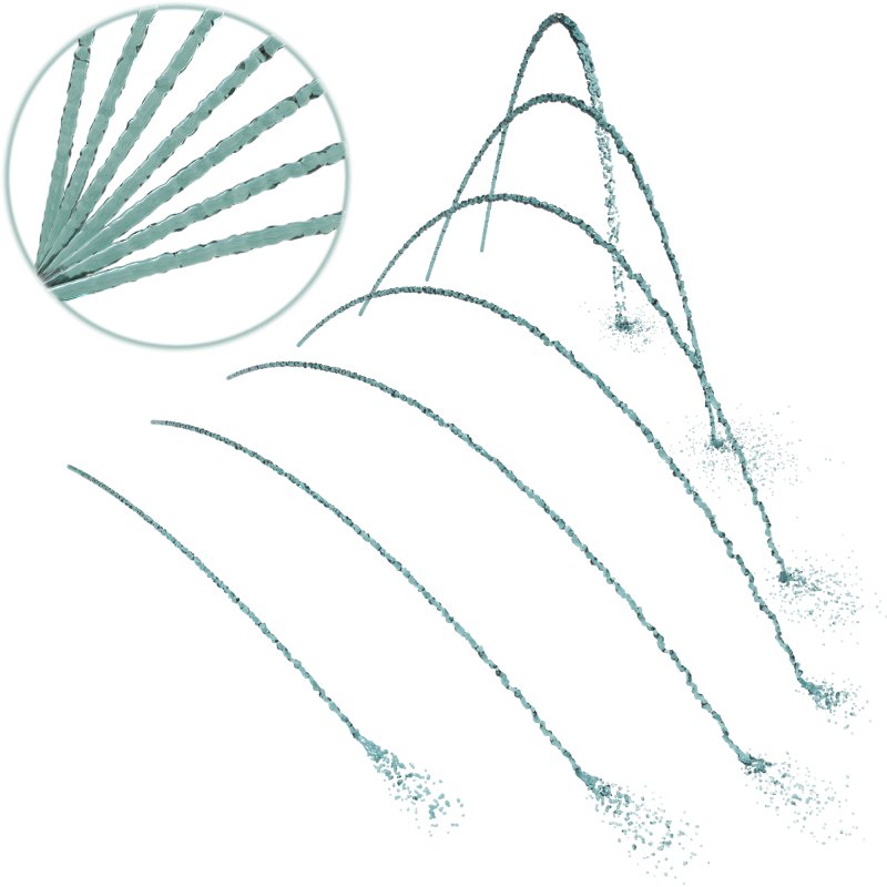 7 Arched Fountains - Image 1