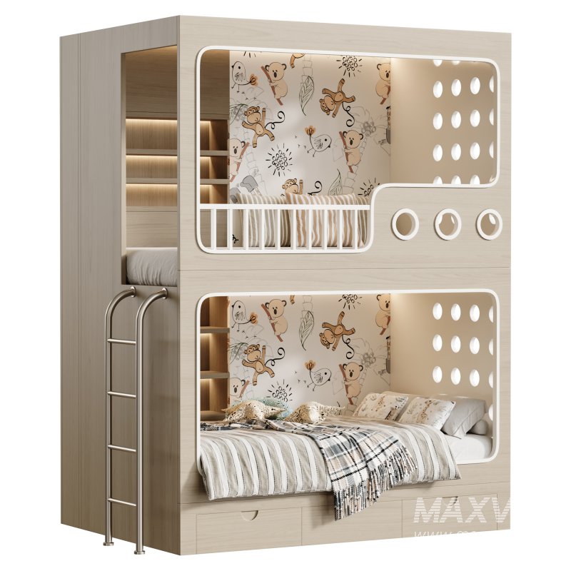 Bunk-bed-for-kids-001 - Image 1