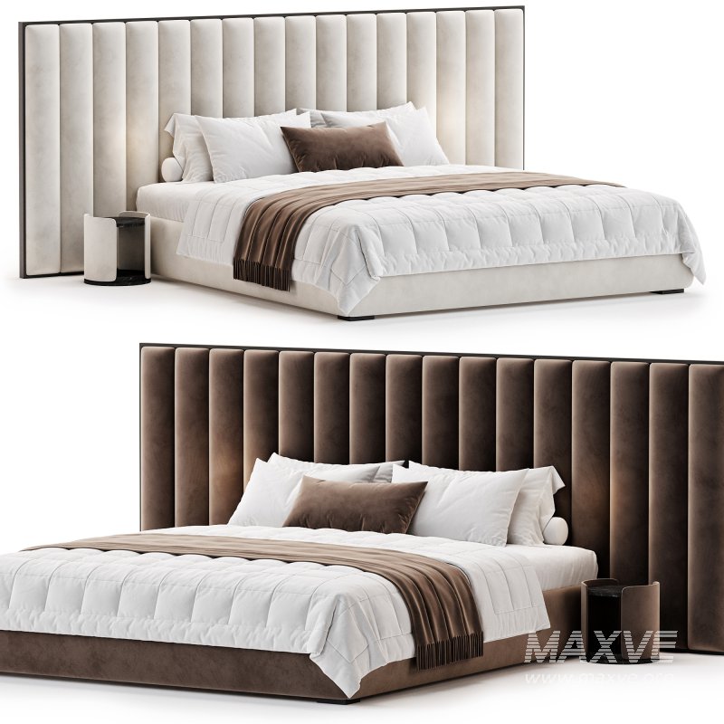 Haymon Velvet Bed by Mercer 41 - Image 1
