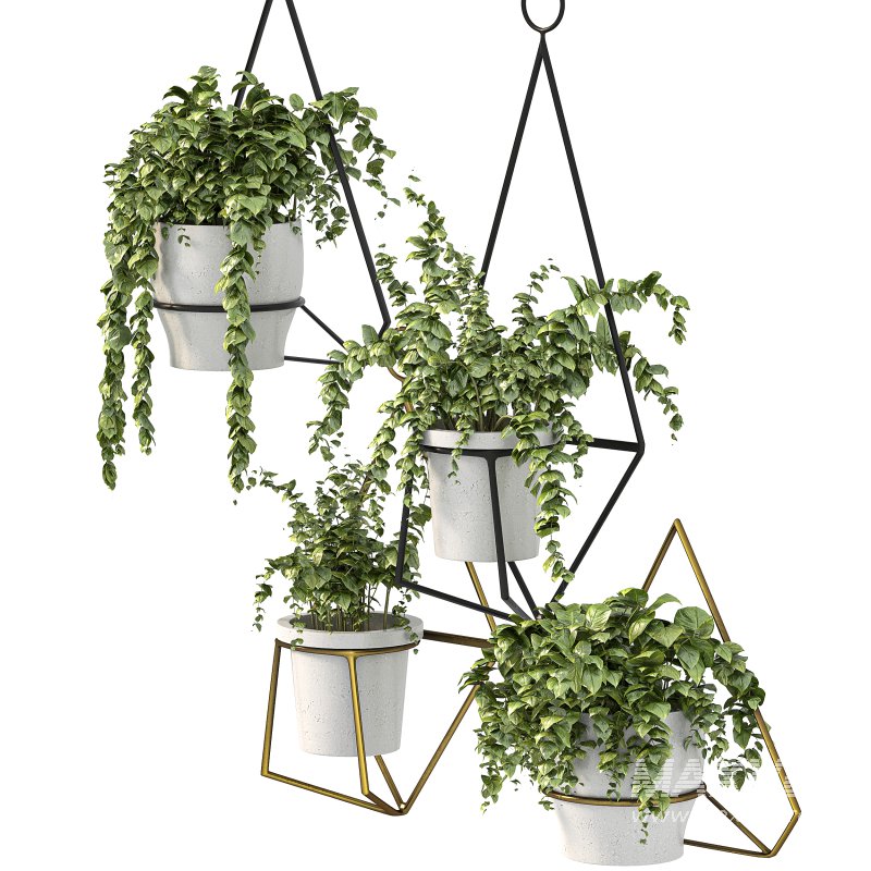 Modern Planters With Geometric Designs - Image 4