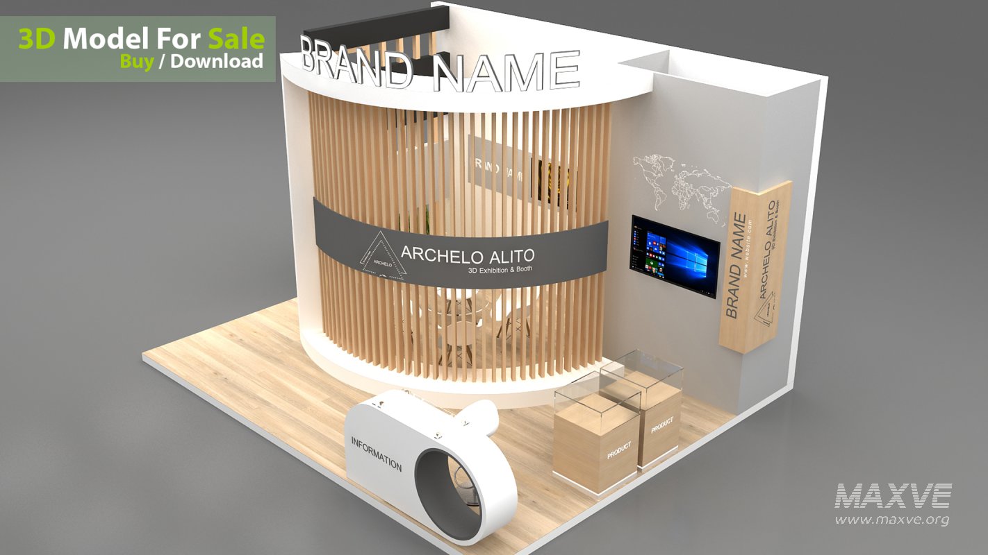 3d booth exhibition - Image 1