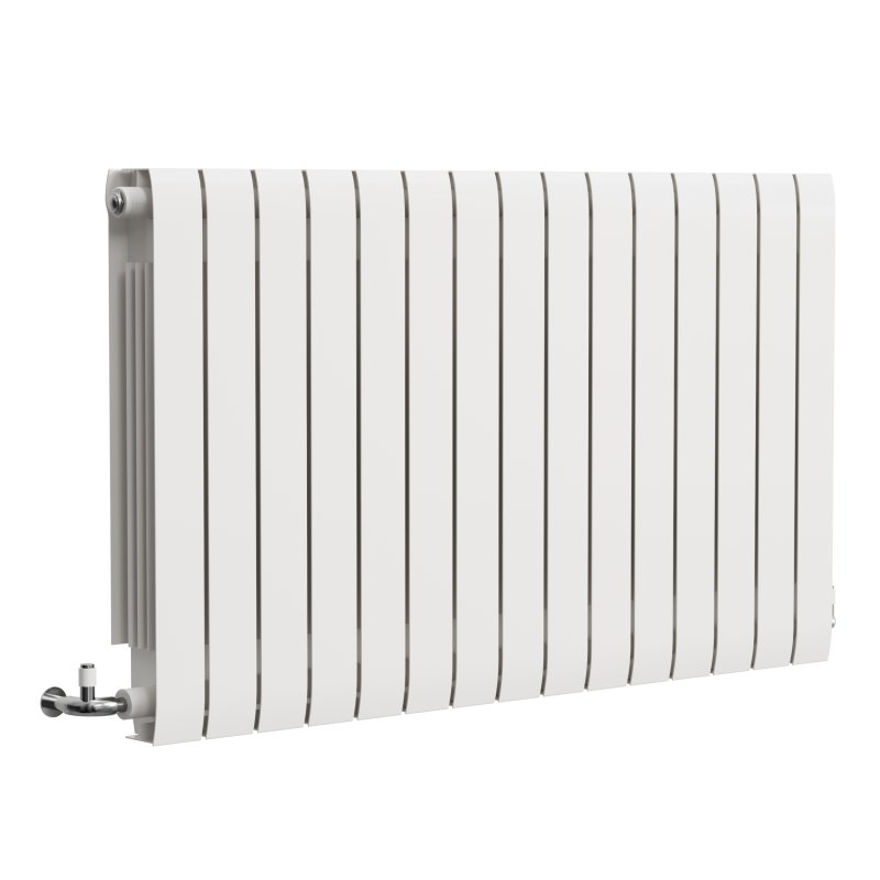 Apollo Modena, Modern Horizontal Radiator, Aluminium - Image 3