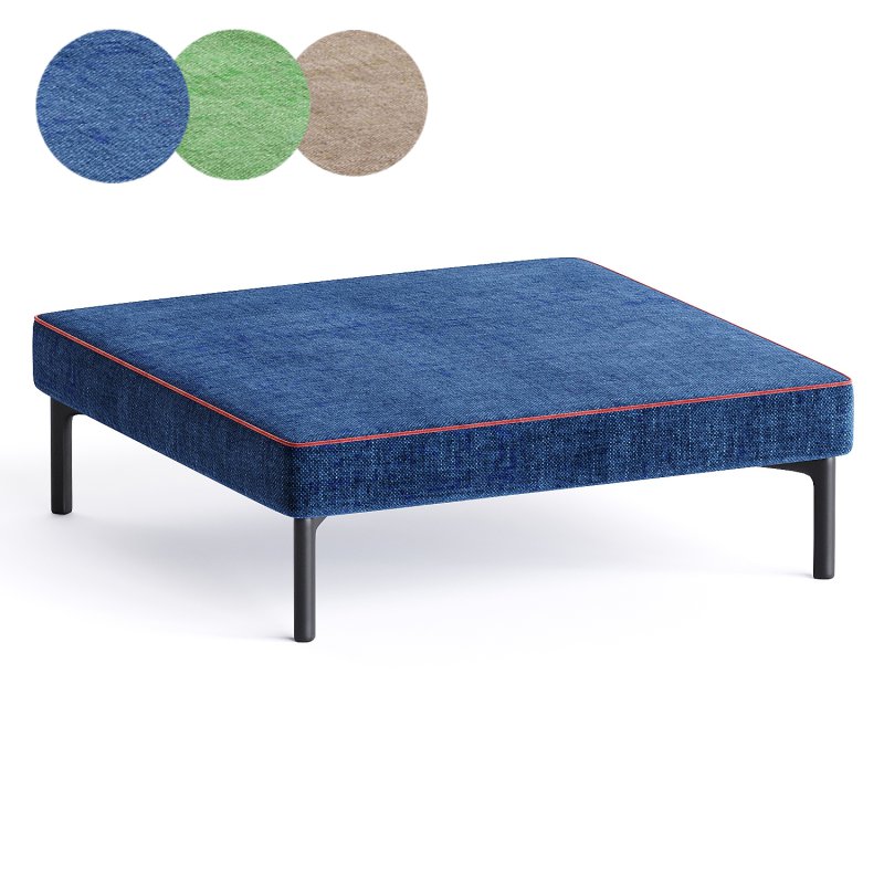 pouf fabric metal - Image 4