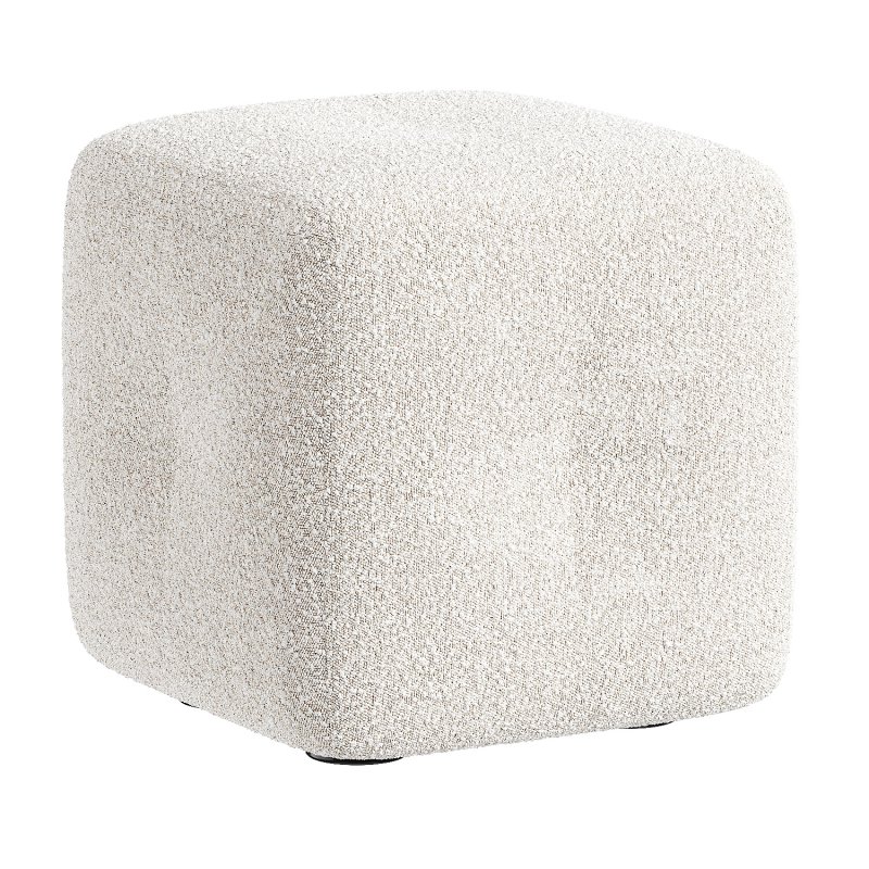 white pouf - Image 5
