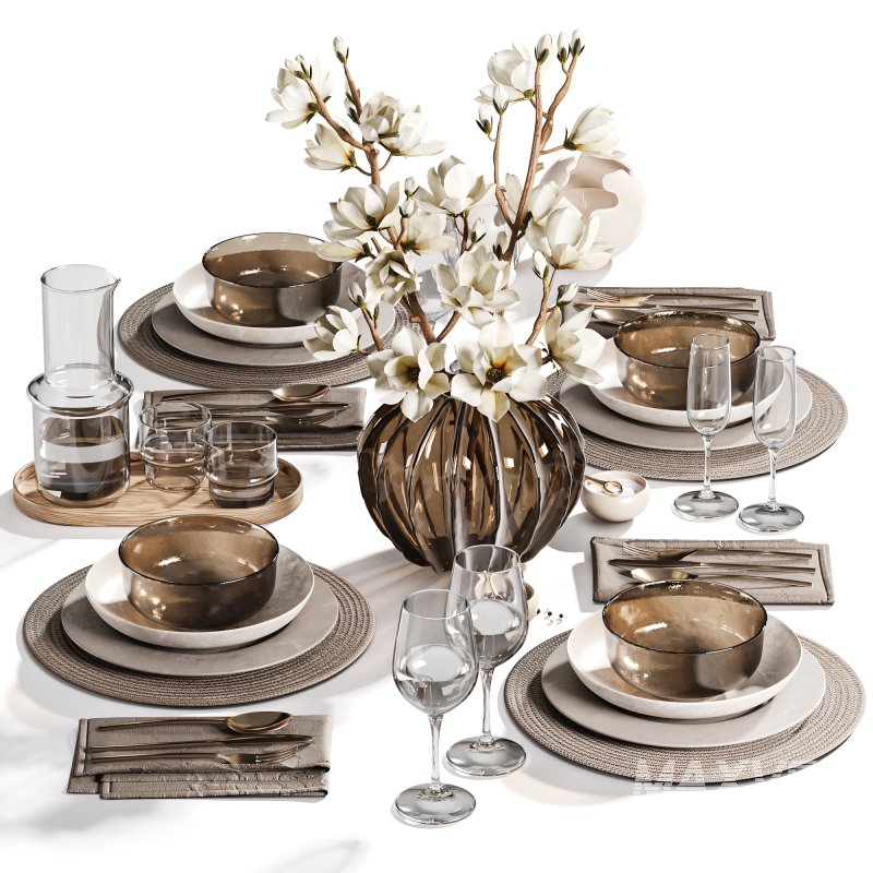Sculptural_Magnolia_Table_Setting_27 - Image 2