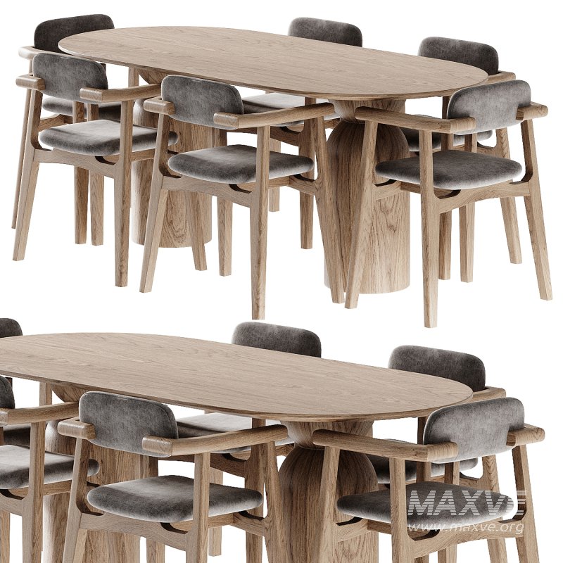 Dining set 019 - Image 1