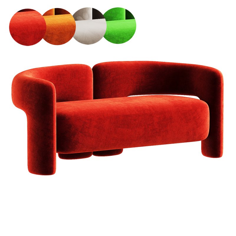 red sofa - Image 4