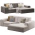 Corner sofa Labert Velvet Beige - Thumbnail 2