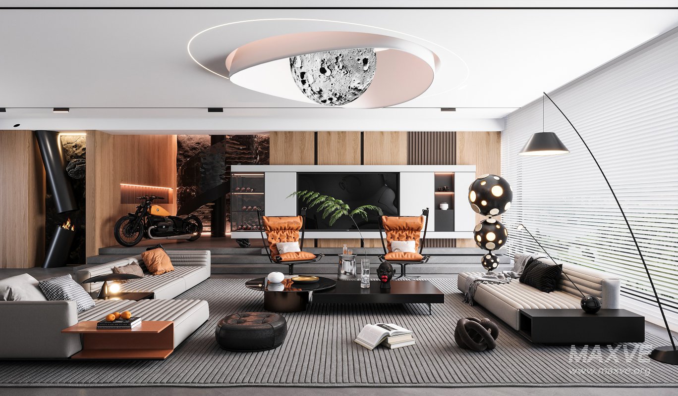 Modern living room - Image 1