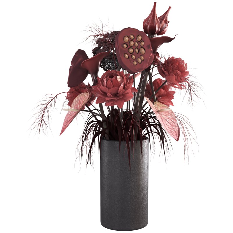 GD Minimal Dried Bouquet in Vase 44 - Image 3