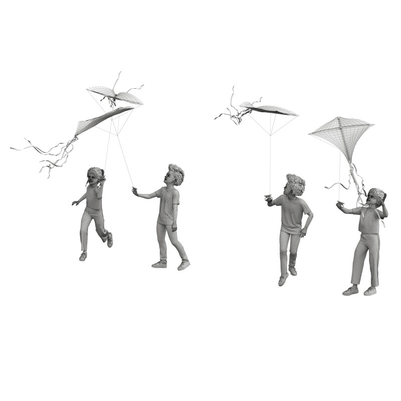 Children Flyin Kite - Image 9