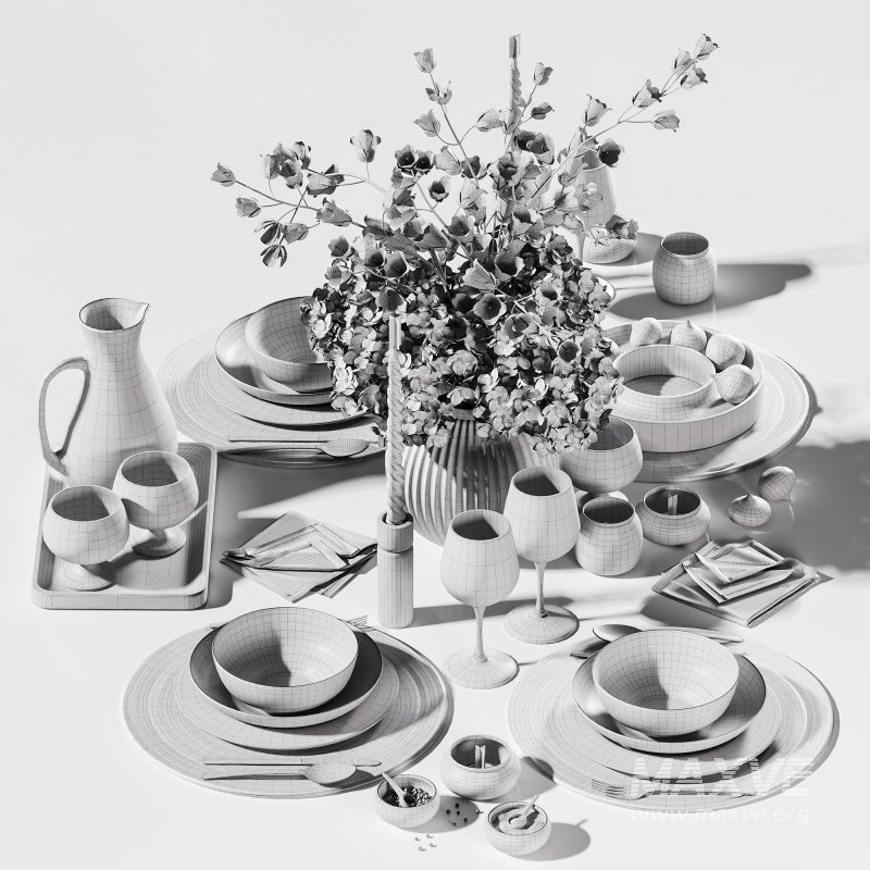 Purple Serenity Fig Coffee Table Set - Image 5