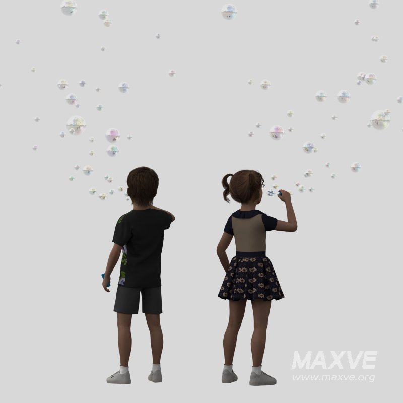 Children bubbel Playing - Image 2