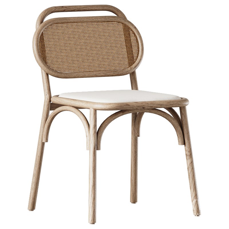 Doriane solid oak chair - Image 1