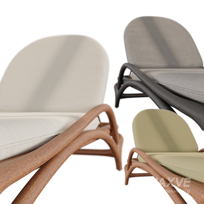 Zen outdoor adjustable lounger - Image 5