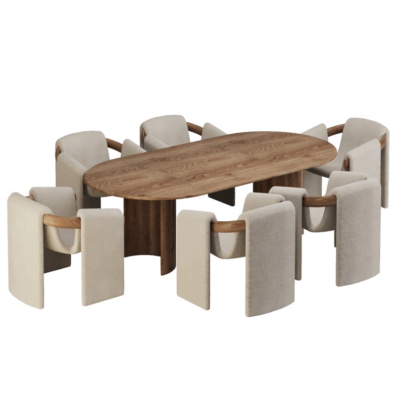 Dinning chair and table310 - Image 4