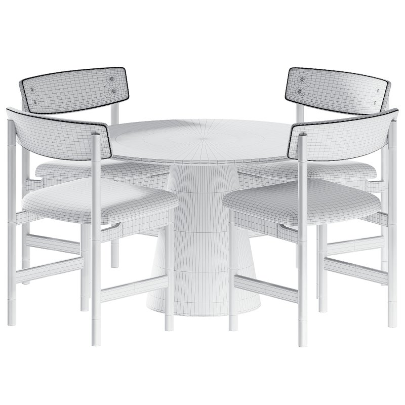 Dining set 015 - Image 3
