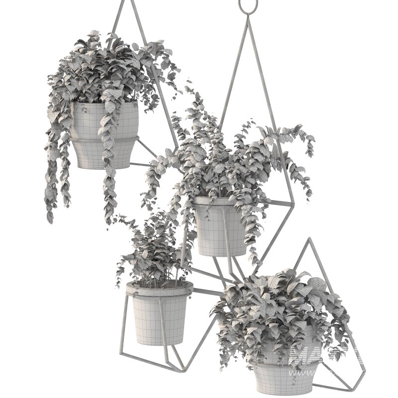 Modern Planters With Geometric Designs - Image 3